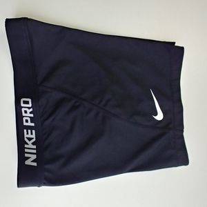 Black YL Nike Pro Compression Shorts